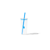 Blue Bottle Coffee Clear Cold Tumbler